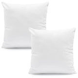 Hannah Linen Hypoallergenic Throw Pillows - White