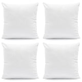 Hannah Linen Hypoallergenic Throw Pillows - White