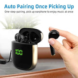 Hantoper Bluetooth Earphones TWS 5.0 Wireless Earbuds