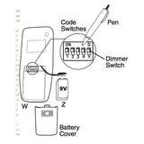 Anderic Substitute for Harbor Breeze HAR001 Ceiling Fan Remote Control [RR7078TUDL]