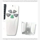 Anderic Substitute Kit for Harbor Breeze 2AQZU-18032 Ceiling Fan Remote Control [63T-AC83T-KIT]