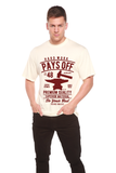Hard Work Pays Men's Bamboo Viscose/Organic Cotton Short Sleeve Graphic T-Shirt