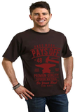 Hard Work Pays Men's Bamboo Viscose/Organic Cotton Short Sleeve Graphic T-Shirt