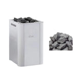 Harvia Duo Series Stainless Steel Wood Sauna Stove With Sauna Stones [WK200SLUX/WK360SLUX] (SAK68420)