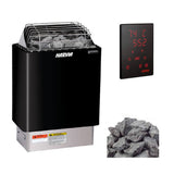 Harvia KIP60W 6KW UL Certified Electric Sauna Heater With Xenio CX170 Digital WIFI Control & Sauna Stones (SAK34791)