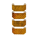 HEL Performance Carbon Fiber Brake Pad Shims for Mitsubishi Lancer Evo 5 1997-1998