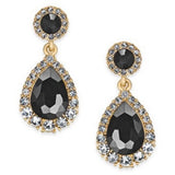Charter Club Pave and Stone Drop Earrings