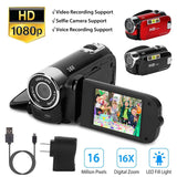 HD 1080P Digital Video Camcorder 16x Zoom DV Camera