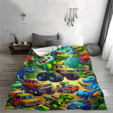 HD Digital Print Flannel Throw Blanket