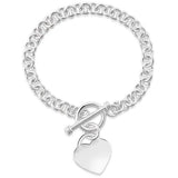 Heart Charm Bracelet - Assorted Colors