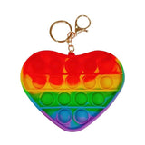 Heart Push Pop Pouch with Zipper