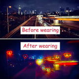 Heart Shaped Sunglasses EDM Festival Light Changing Eyewear Heart Effect