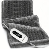 Heating Pad 12x24 Inch Soft Flannel with 4 Heat Levels Up To 150°F and 2-Hour Auto-Off
