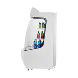 Heavy-Duty 12 Cu.Ft 2-Tier Open-Air Industrial Display Merchandiser Cooler (SAK14832)