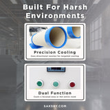 Heavy-Duty 220V Portable 29K BTU Outdoor Industrial Spot Cooler Air Conditioner [No Plug] (SAK18736)