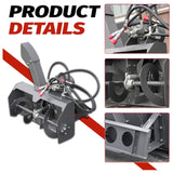 Heavy-Duty 23-Inch Skid Steer Snow Blower Attachment With Directional Chute (SAK94301)