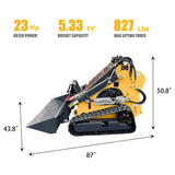 Heavy-Duty 23HP Mini Triangular Skid Steer Bucket Loader (SAK15873)