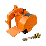 Heavy-Duty 24-Inch 3-Point PTO Powered Stump Grinder For 15-45HP Tractors [PTO Shaft Included] (SAK81536)