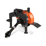 Heavy-Duty 3-Point PTO Powered Stump Root Grinder For 15-45HP Tractors [PTO Shaft Included] (SAK27940)