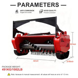Heavy-Duty 46-Inch Drum Forestry Skid Steer Mulcher Attachment (SAK30495)