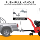 Heavy-Duty 5-Inch 420CC 15HP Towable Gas Wood Chipper Shredder Mulcher (SAK17493)