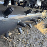 Heavy-Duty 72-Inch Hydraulic Soil Power Rake Skid Steer Attachment (SAK41827)