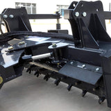 Heavy-Duty 72-Inch Hydraulic Soil Power Rake Skid Steer Attachment (SAK41827)