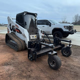 Heavy-Duty 72-Inch Industrial Soil Power Rake Skid Steer Attachment (SAK63905)