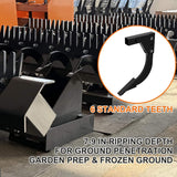Heavy-Duty 72-Inch Leveler Ripper Scarifier Skid Steer Attachment (SAK25794)
