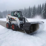Heavy-Duty 84-Inch Snow Blower Angle Broom Skid Steer Attachment (SAK72195)