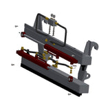 Heavy-Duty Adjustable Fork Carriage Skid Steer Attachment (SAK15904)