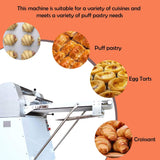 Heavy-Duty Commercial 220V Electric Dough Sheeter Machine With Adjustable Thickness (SAK17382)