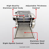 Heavy-Duty Commercial Automatic Corn Tortilla Making Machine (SAK60513)