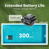 Heavy Duty Cordless Wall Climbing Robotic Pool Vacuum Cleaner (SAK80239)