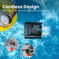 Heavy Duty Cordless Wall Climbing Robotic Pool Vacuum Cleaner (SAK80239)