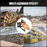 Heavy-Duty Fork Grapple Skid Steer Attachment With Universal Quick Attach (SAK10478)