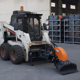 Heavy-Duty Hydraulic Skid Steer Stump Grinder Attachment With 24-Inch Wheel (SAK82954)