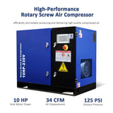 Heavy-Duty Industrial Rotary Screw Air Compressor (SAK04891)