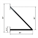 [12-30FT] Heavy-Duty Madrid-Style Premium Steel Sliding Driveway Gate (SAK23857)