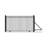 [12-30FT] Heavy-Duty Madrid-Style Premium Steel Sliding Driveway Gate (SAK23857)