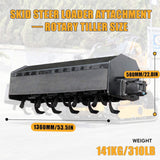 Heavy-Duty Mini Loader Rotary Tiller Skid Steer Attachment (SAK93265)