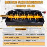 Heavy-Duty Mini Loader Rotary Tiller Skid Steer Attachment (SAK93265)
