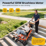 Motivo Heavy-Duty 440LBS Motorized Stair Climbing Wheelchair [FDA-Approved] (SAK47103)