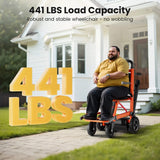 Motivo Heavy-Duty 440LBS Motorized Stair Climbing Wheelchair [FDA-Approved] (SAK47103)