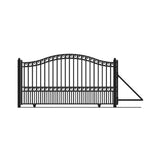 [12-18FT] Heavy-Duty Paris-Style Premium Steel Sliding Driveway Gate (SAK14850)