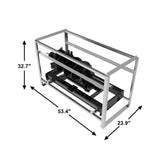 Heavy-Duty Skid Steer Auger Drive Attachment With 12-Inch Post Hole Bit (SAK25169)