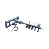 Heavy-Duty Skid Steer Auger Drive Attachment With 12-Inch Post Hole Bit (SAK25169)