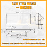 Heavy-Duty Skid Steer Pallet Fork Attachment With Lateral Shift (SAK29135)