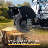 Heavy-Duty Skid Steer Stump Grinder Attachment With High-Speed Cutting Wheel (SAK52096)
