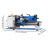 Heavy-Duty Small Bench Top Metalworking Lathe Machine W/ Accessories (7x12)" (94203871)